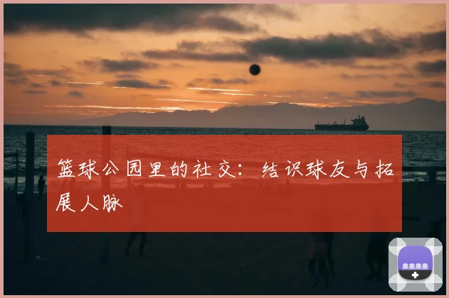 篮球公园里的社交：结识球友与拓展人脉